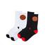 Santa Cruz Classic Dot Socks (2 Pack) White Black