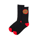 Santa Cruz Classic Dot Socks (2 Pack) White Black