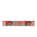 Santa Cruz Handled Scarf Black Red White