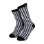 Santa Cruz Strip Houndstooth Socks Black White