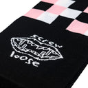 Screw Loose Pixel Scarf - Black/White/Pink