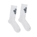 Screw Loose Logo Socks White