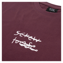 Screw Loose Logo Tee Aubergine