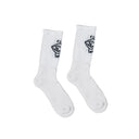 Screw Loose Logo Socks - White