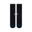 Stance Icon Crew Socks Black White