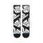 Stance Zombie Hang Crew Socks Black White