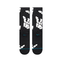 Stance Zombie Hang Crew Socks Black White