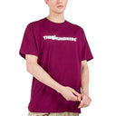 The Hundreds Bar Logo T-Shirt Burgunderrot