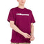 The Hundreds Bar Logo Tee Burgundy