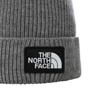 The North Face Logo Box Regular Cuffed Beanie TNF Medium Grey