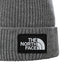 The North Face Logo Box Regular Cuffed Beanie TNF Medium Grey