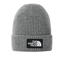 The North Face Logo Box Regular Cuffed Beanie TNF Medium Grey