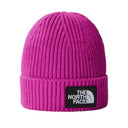 The North Face Logo Box Short Cuffed Beanie Deep Mulberry