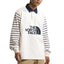 The North Face TNF Easy Rugby Shirt White Dune Window Blind Stripe