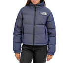 The North Face Women's 92 Reversible Nuptse Jacket Denim Blue Black