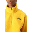 The North Face Women's Crop High Pile Fleece Summit Gold