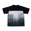 Screw Loose Angel Football Jersey Tee - Black