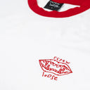 Screw Loose Ringer Tee - White/Red
